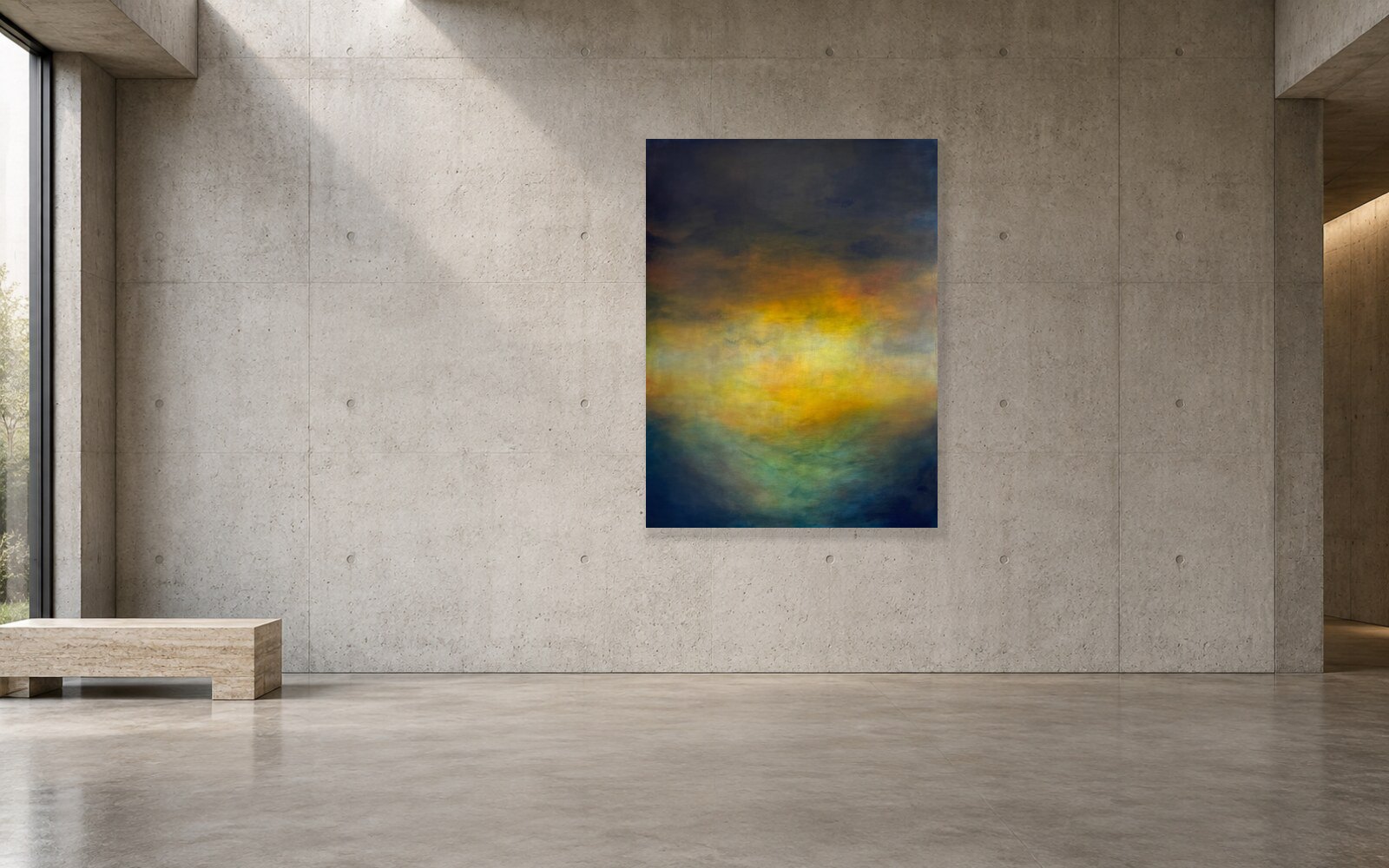 Ugoucoc vist i lys beton
