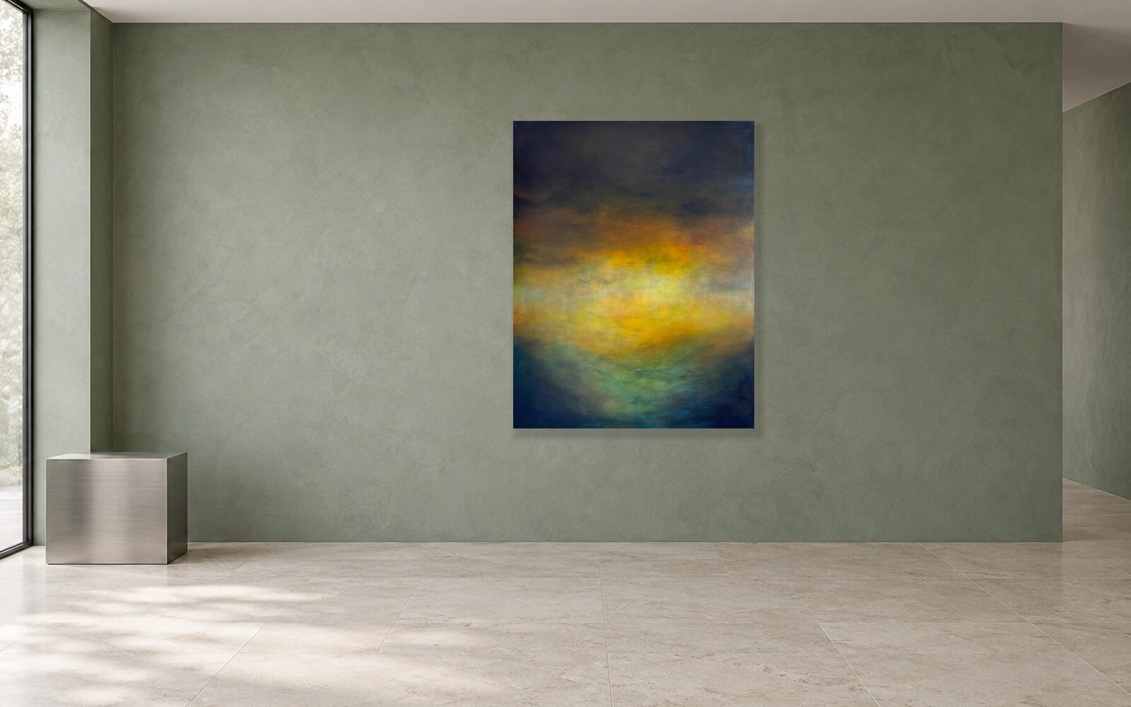 Afventer vist i salvie galleri