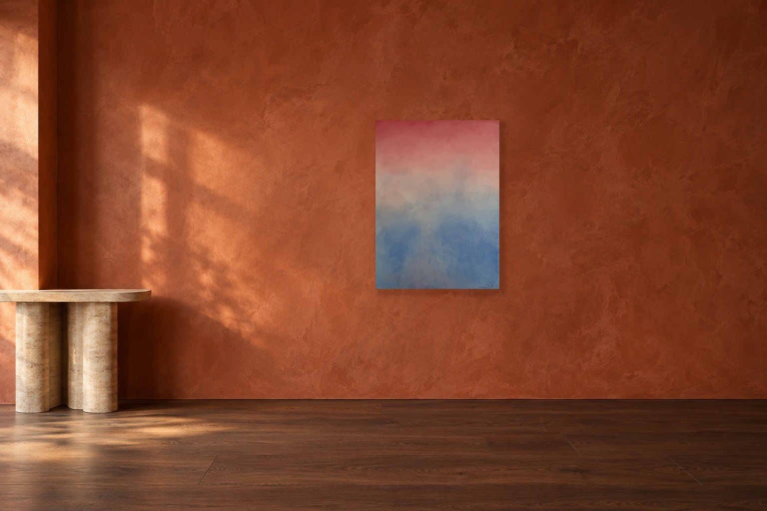 Afventer vist i terrakotta-galleri
